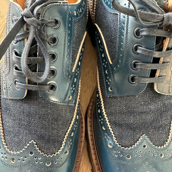 Louis Vuitton Voltaire Derby brogues. Size 10. New - Picture 4 of 6